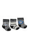 Kamtex Baby Kids' Socks Knee-High Gray 3 Pairs