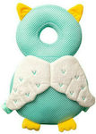 Owl Head Protector made of Fabric in Turquoise Color 33x19cm 1pcs