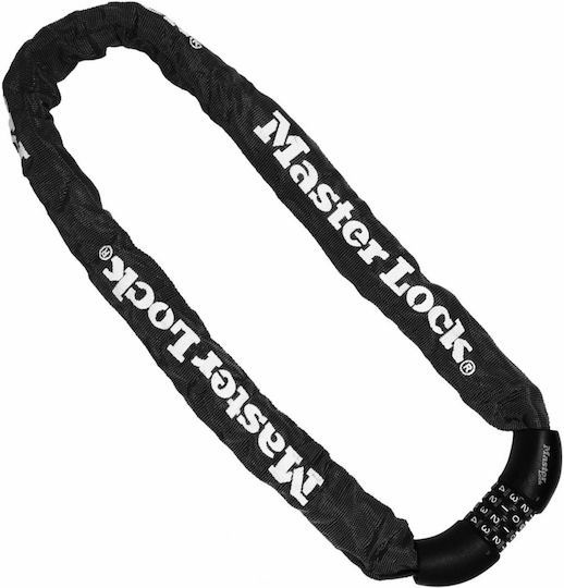 Master Lock Κλειδαριά Ποδηλάτου Κουλούρα με Συνδυασμό Μαύρη