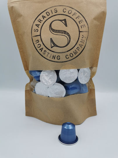 Saradis Coffee Capsules Espresso Decaffeine Compatible with Machine Nespresso 80caps,tobolek