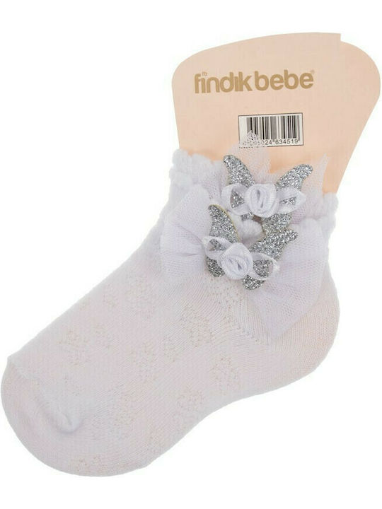 Kamtex Baby Kids' Socks Knee-High White