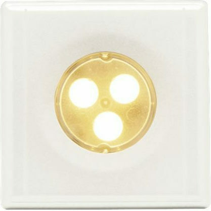 Olympia Electronics Επαναφορτιζόμενο LED Εφεδρικό Φωτιστικό Ασφαλείας με Τροφοδοσία Μπαταρίας GR-82/WP/230V/SQ