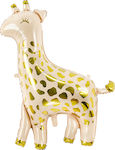 Ballon Folie Jumbo Gold Giraffe 102cm