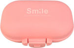 AM Health Smile 11690 Daily Pill Organizer with 4 Places Pink