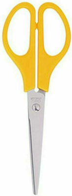 Justnote Scissors 16cm with Metallic Blade Yellow