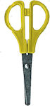 Justnote Children's Scissors 16cm with Metallic Blade Yellow