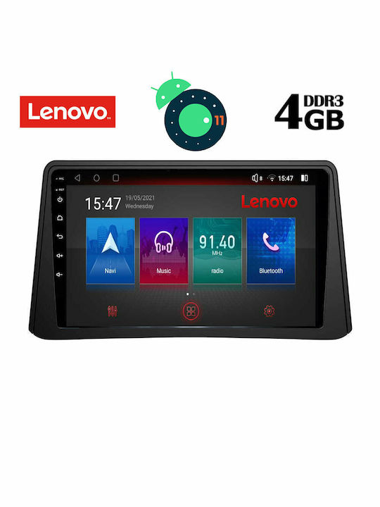 Lenovo Car-Audiosystem für Opel Mokka / Karl 2012-2015 (Bluetooth/USB/AUX/WiFi/GPS/Apple-Carplay) mit Touchscreen 9" DIQ_SSX_9496