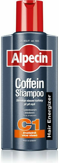 Alpecin Hair Energizer Coffein C1 Shampoos gegen Haarausfall für Alle Haartypen 375ml