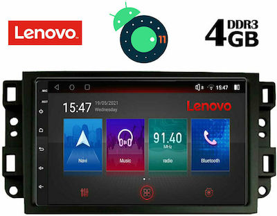 Lenovo Car-Audiosystem für Chevrolet Captiva / Aveo 2004-2011 (Bluetooth/USB/AUX/WiFi/GPS/Apple-Carplay) mit Touchscreen 10.1" DIQ_SSX_9070