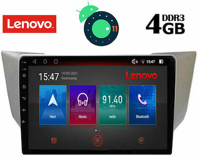Lenovo Car-Audiosystem für Lexus RX 2003-2008 (Bluetooth/USB/AUX/WiFi/GPS/Apple-Carplay) mit Touchscreen 9" DIQ_SSX_9345