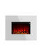 Cecotec Readywarm 2690 Flammen Verbunden Weiß Elektrisches Wandmontiertes Kamin 2000W 66x52cm