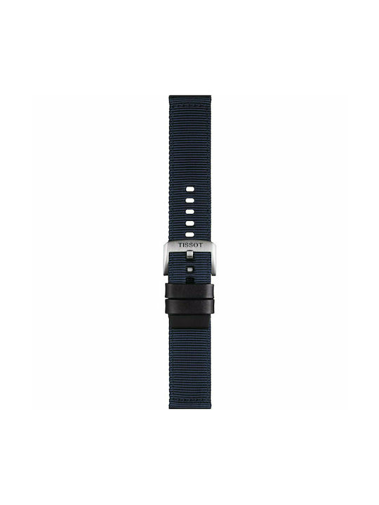 Tissot Υφασμάτινο Λουράκι Navy Μπλε 22mm