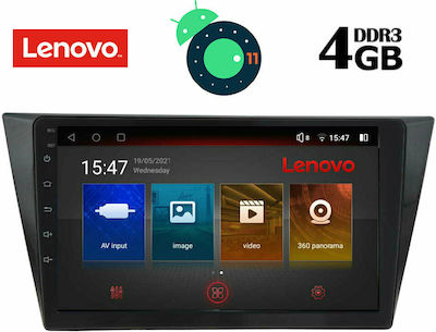 Lenovo Car Audio System for Volkswagen Tiguan 2016+ with Clima (Bluetooth/USB/AUX/WiFi/GPS/Apple-Carplay/CD) with Touch Screen 10.1" DIQ_SSX_9761