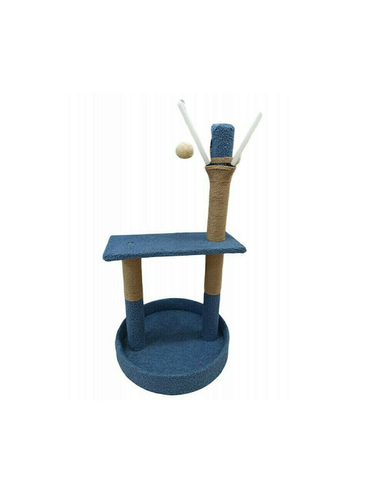 Rolinger Cat Scratching Post Cat Trees Blue with Height 80cm. MH09