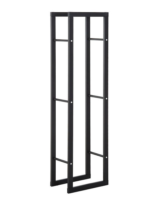 HomCom Metallisch Regal Holzlagerung 40x25x150cm