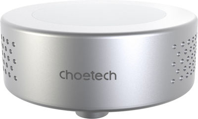 Choetech Зарядно Magsafe 15W сребърен (T593-F)