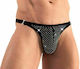 Svenjoyment Underwear Rhinestone String Black