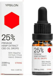 Ypsilon Premium Extract Масло Канабис в Капки 2500мг Силен с 25% CBD 10мл Ypsilon Premium Extract Масло Канабис в Капки 2500мг Силен с 25% CBD 10мл