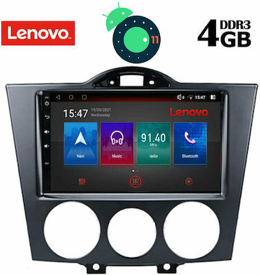 Lenovo Car-Audiosystem für Mazda RX-8 2001-2008 (Bluetooth/USB/AUX/WiFi/GPS/Apple-Carplay) mit Touchscreen 9" DIQ_SSX_9394