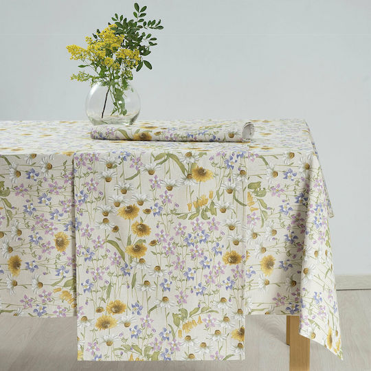 Dimeco Ράνερ Garden Μπέζ 40x160εκ.