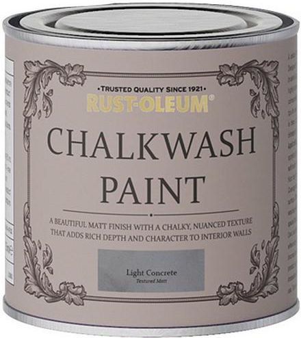 Rust-Oleum Chalkwash Chalk Paint Light Concrete Matt Gray 1000ml 127.250893