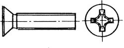 Lalizas Regular Screw DIN 965 M4/L30mm