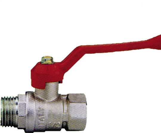 Unimac Full Ball Valve Βάνα / Διακόπτης Ευθεία 1/2" Αρσενικό/Θηλυκό
