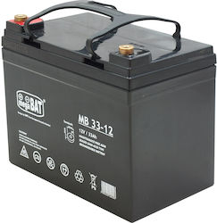 Megabat MB 33-12 UPS-Batterie 12V 33Ah