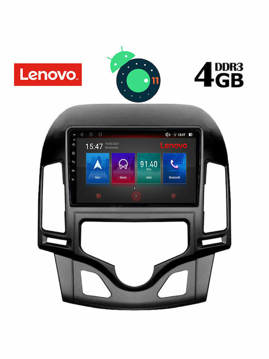 Lenovo Sistem Audio Auto pentru Hyundai i30 2007-2012 cu Clima (Bluetooth/USB/AUX/WiFi/GPS/Apple-Carplay/Partitură) cu Ecran Tactil 9" DIQ_SSX_9231CL