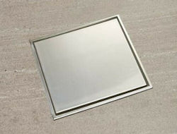 Tema Premium Dolu Gestell Boden mit Durchmesser 100mm Silber