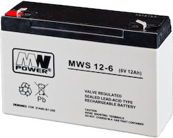 MW Power MWS 12-6 Baterie UPS 6V 12Ah