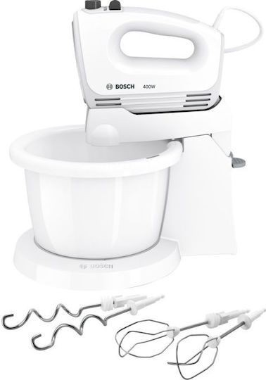 Bosch Mixer with Plastic Container 3lt 400W White