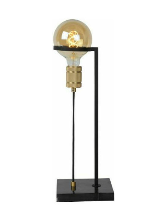 Lucide Lightning Ottelien Tischlampe Dekorative Lampe mit Fassung für Lampe E27 Schwarz