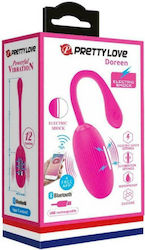 Pretty Love Doreen Vibrator Egg with Remote Control Smart Vibrator With Electric Shock BI-014609HP Pink