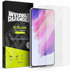 Ringke ID Invisible Defender 3D 0.33mm Vollflächig gehärtetes Glas 2Stück (Galaxy S21 FE 5G)