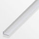 Silver Aluminium Stair Profile 100x3x2 cm