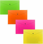 ErichKrause Folder with Button Neon (Μiscellaneous colours)