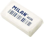 Milan Radiergummi für Bleistifte 4036 1Stück Weiß