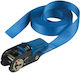 Master Lock Curea 500cm cu curele de bagaje auto și mânere din PVC Albastru 1buc