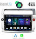 Digital IQ BXD 6084_GPS Ηχοσύστημα Αυτοκινήτου για Citroen C4 2004-2011 (Bluetooth/USB/WiFi/GPS) με Οθόνη Αφής 9"