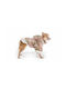 Pet Camelot 3637 Beige Waterproof Dog Coat with Hood with 35.5cm Back Length