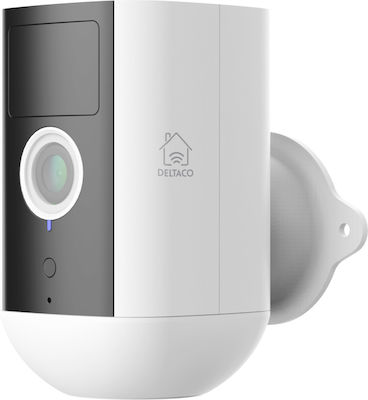 Deltaco IP Surveillance Camera Wi-Fi 1080p Full HD Waterproof with Two-Way Communication