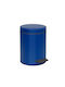 Pam & Co Metallic Toilet Bin with Soft Close Lid 5lt Matt Navy Blue