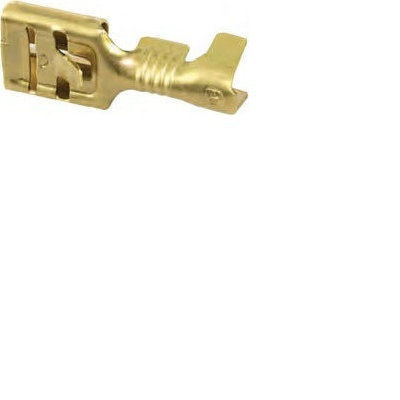 SAS Ακροδέκτης Ακίδος 6,3mm Με Ακίδα Χρυσό (AK-AK-111)