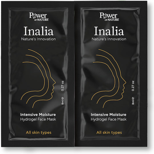 Inalia Intensive Moisture Μάσκα Ομορφιάς Προσώπου για Ενυδάτωση / Σύσφιξη Με Άργιλο 2 τμχ x 8ml