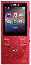 Sony NW-E394L MP4 Player (8GB) με Οθόνη LED LCD / TFT 1.77" Κόκκινο