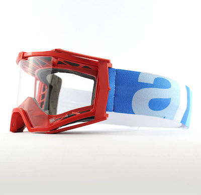 Ariete Motocross Goggles 8K TOP 14960-054 Red / White