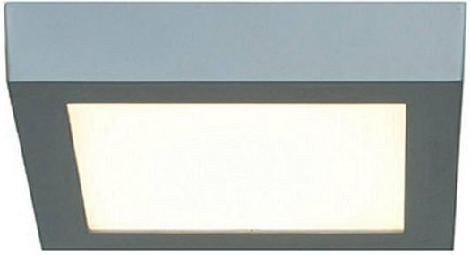 Atman Квадрат На открито LED Панел 20W с Студено бяло Светлина 6000К 22x22см.