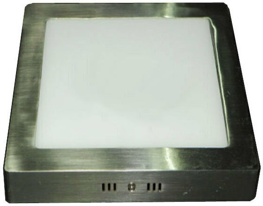 Atman Pătrat În aer liber Panou LED Putere 20W cu Alb Rece Lumini 22x22cm.