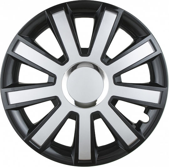 Leoplast Auto Radkappen Set Flash 4Stück 14" Silber